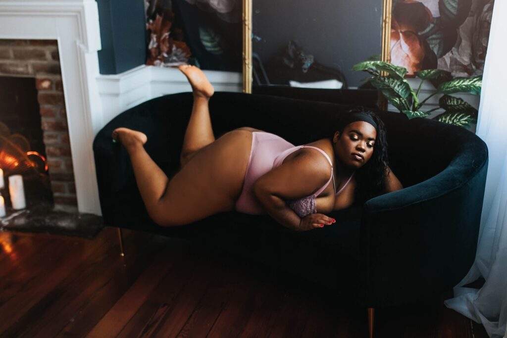 Ebony Boudoir featuring Black Lace Boudoir Studio with best boudoir photographer.