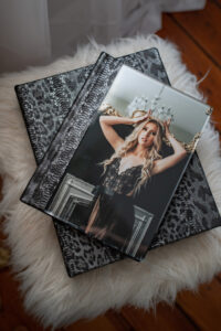 Boudoir products with professional album.