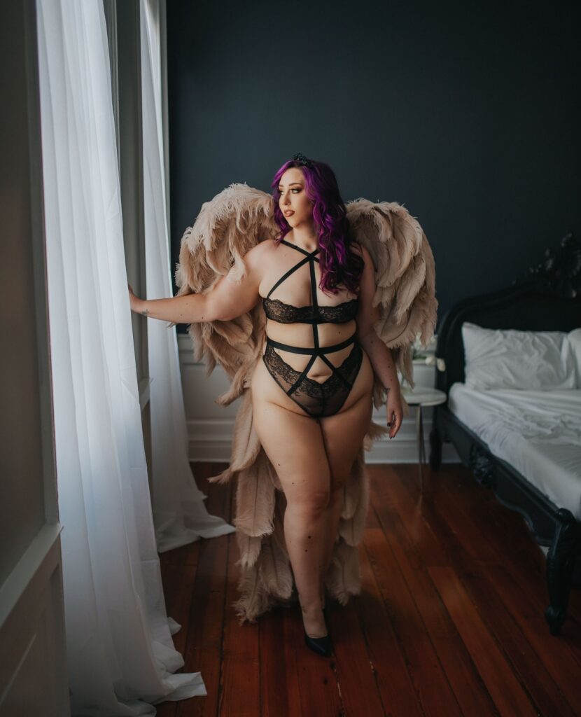 angel boudoir photography