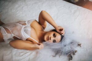 bridal boudoir photoshoot with Black Lace Boudoir, best boudoir photographer in Virginia, Washington D.C. and Maryland.