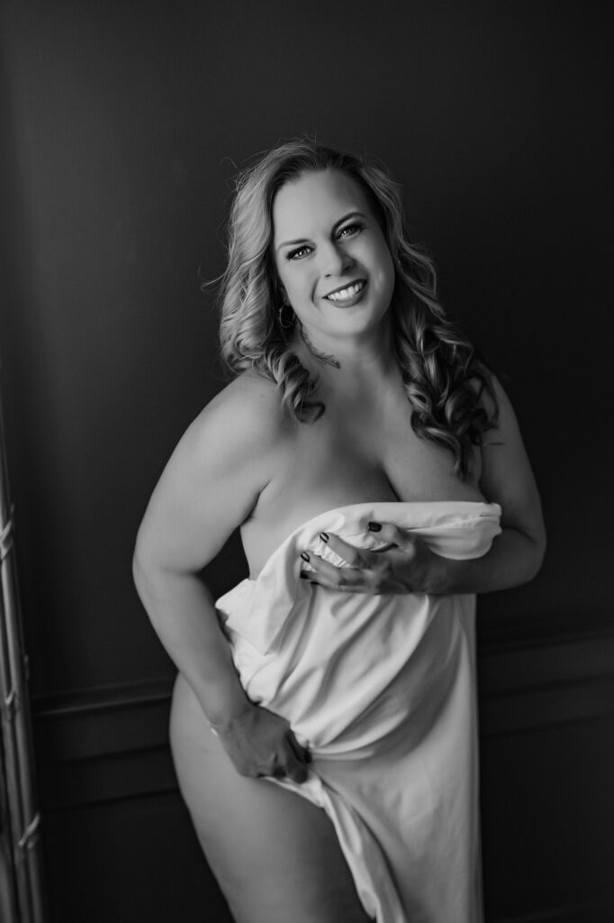 Happiness is radiant - boudoir photography is a celebration of self